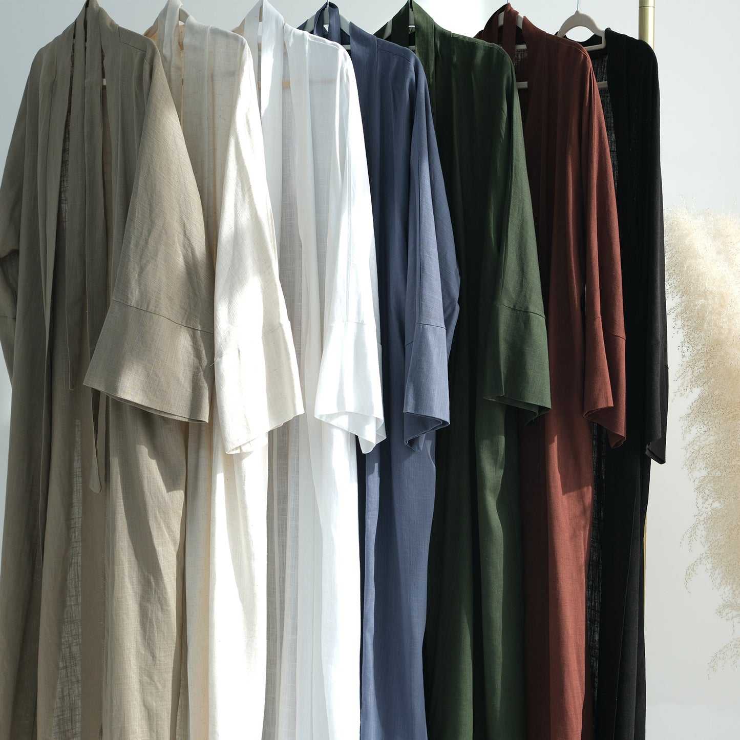 Durable Turkish Solid Color Cotton Robe Clothing