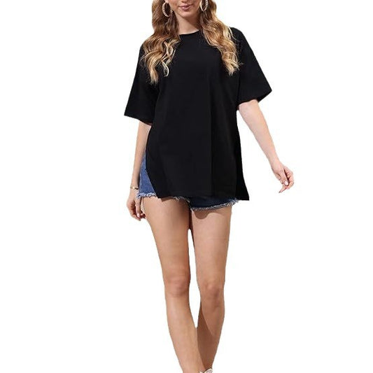 Women's Summer Casual Short-sleeved Oversized Workout Shirt Blouses