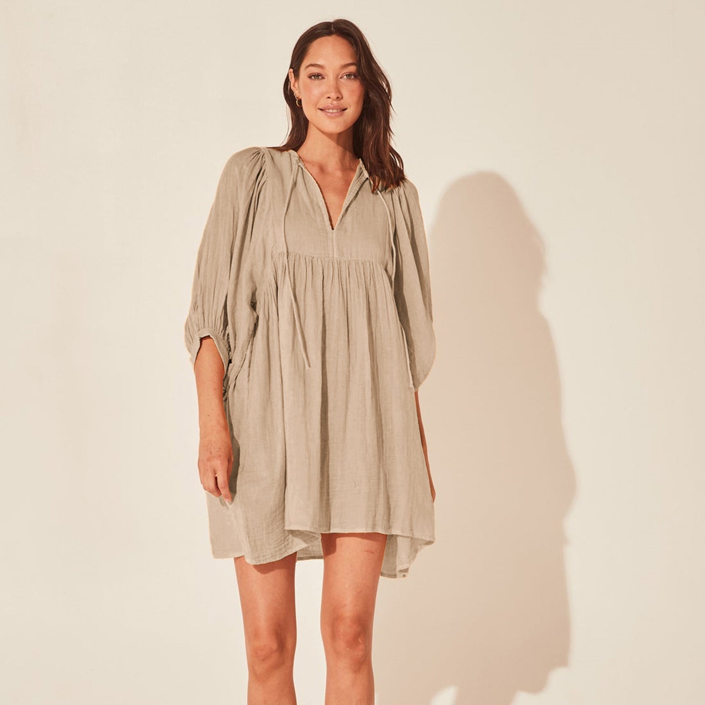 Women's Loose Lantern Sleeve Casual And Sweet Dresses