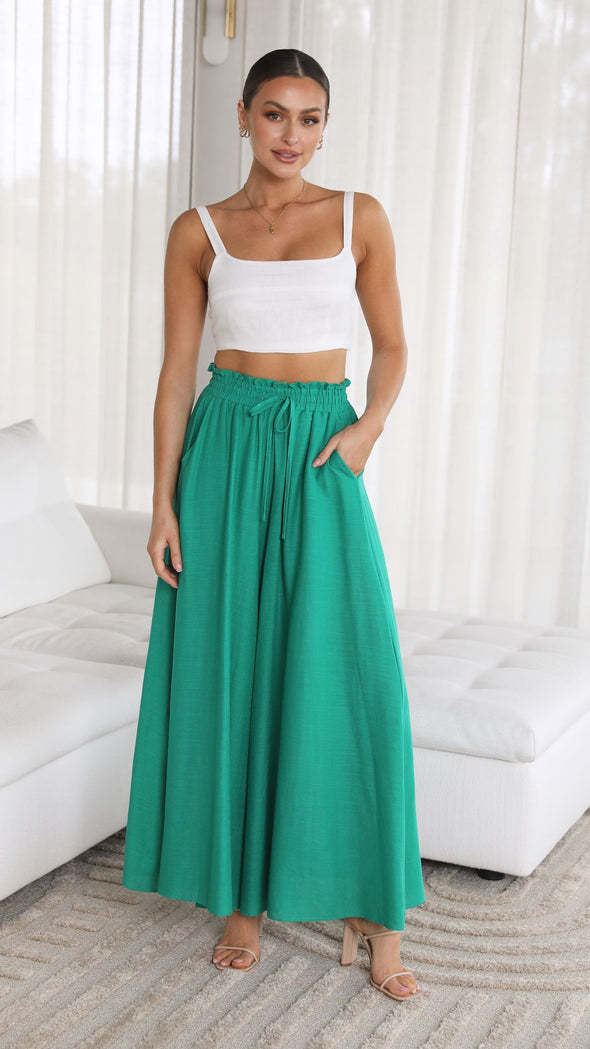 Women's Wide Leg Loose Fashionable Trousers Pants