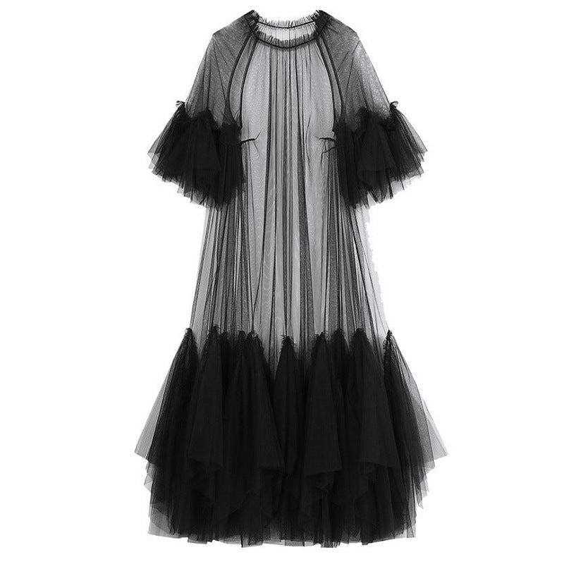 Dress Hem Pleated Holiday Long Elegant Dresses