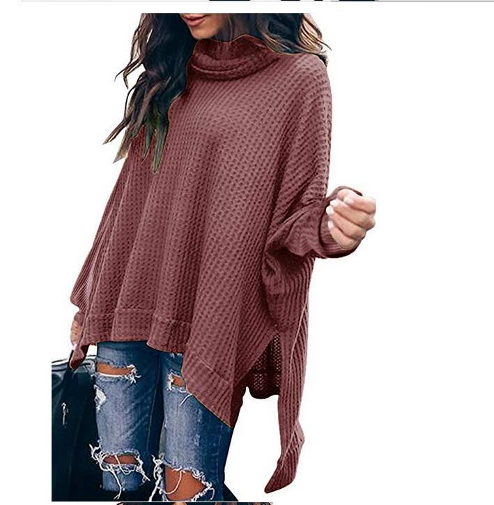 Women's Autumn Fashion High Collar Long Sleeve Blouses