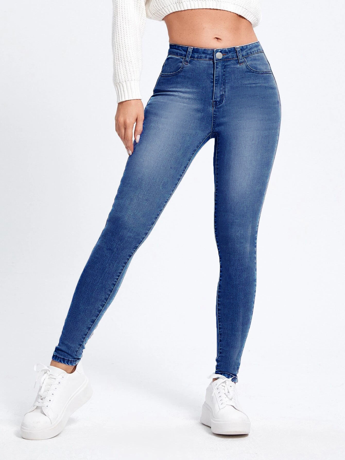 Women's Slimming High Waist Slim Denim Pencil Jeans