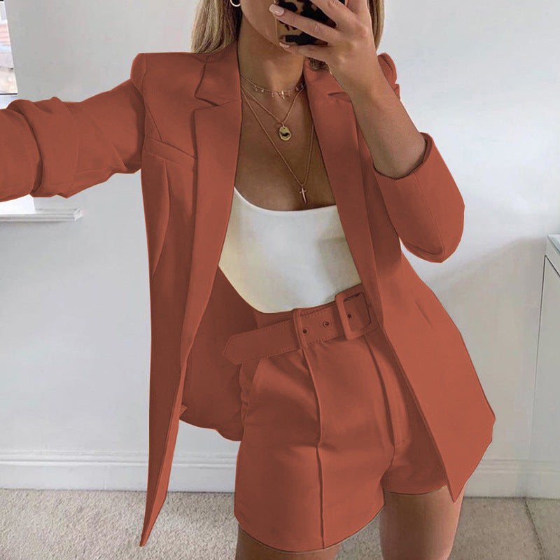 Women's Sexy Temperament Fashion Casual Polo Collar Blazers