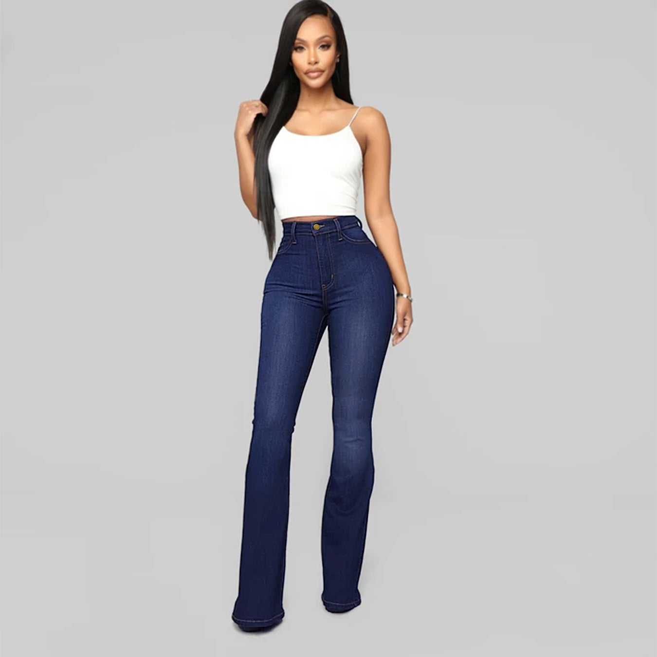 Cool Women's High Waist Stretch Slim Jeans