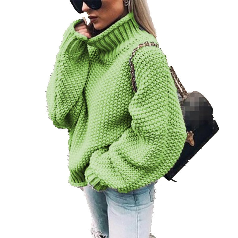 Innovative Women's Pretty Turtleneck Batwing Sleeve Sweaters