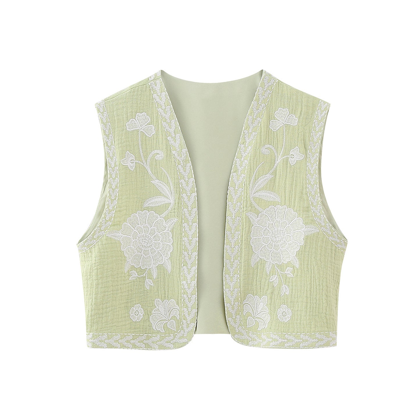 Women's Beautiful Spring Fashionable Embroidered For Vests