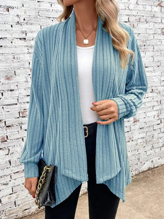 Women's Long Sleeve Solid Color Loose Jackets