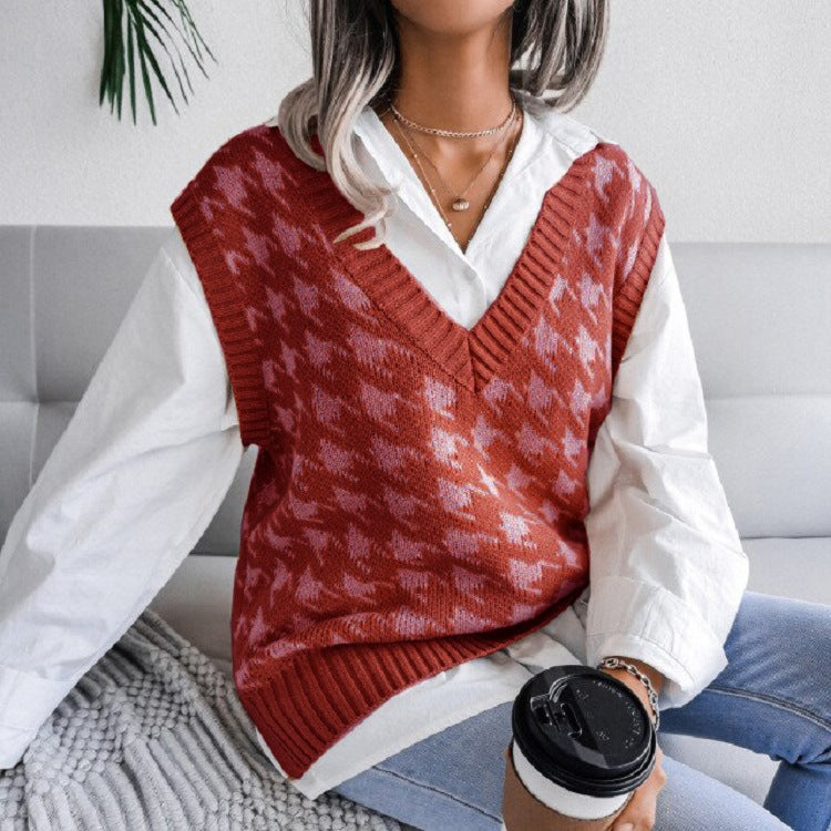 Women's Versatile Charming Creative Casual Knitted Vests