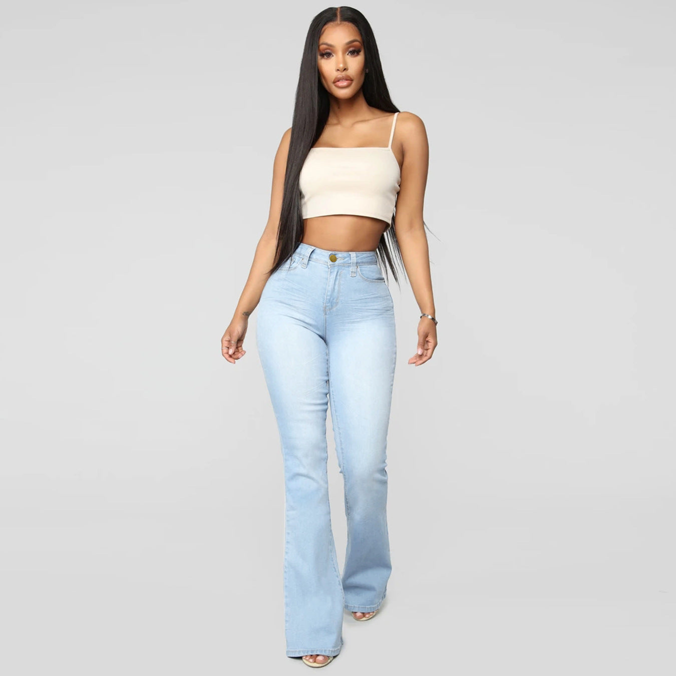 Cool Women's High Waist Stretch Slim Jeans