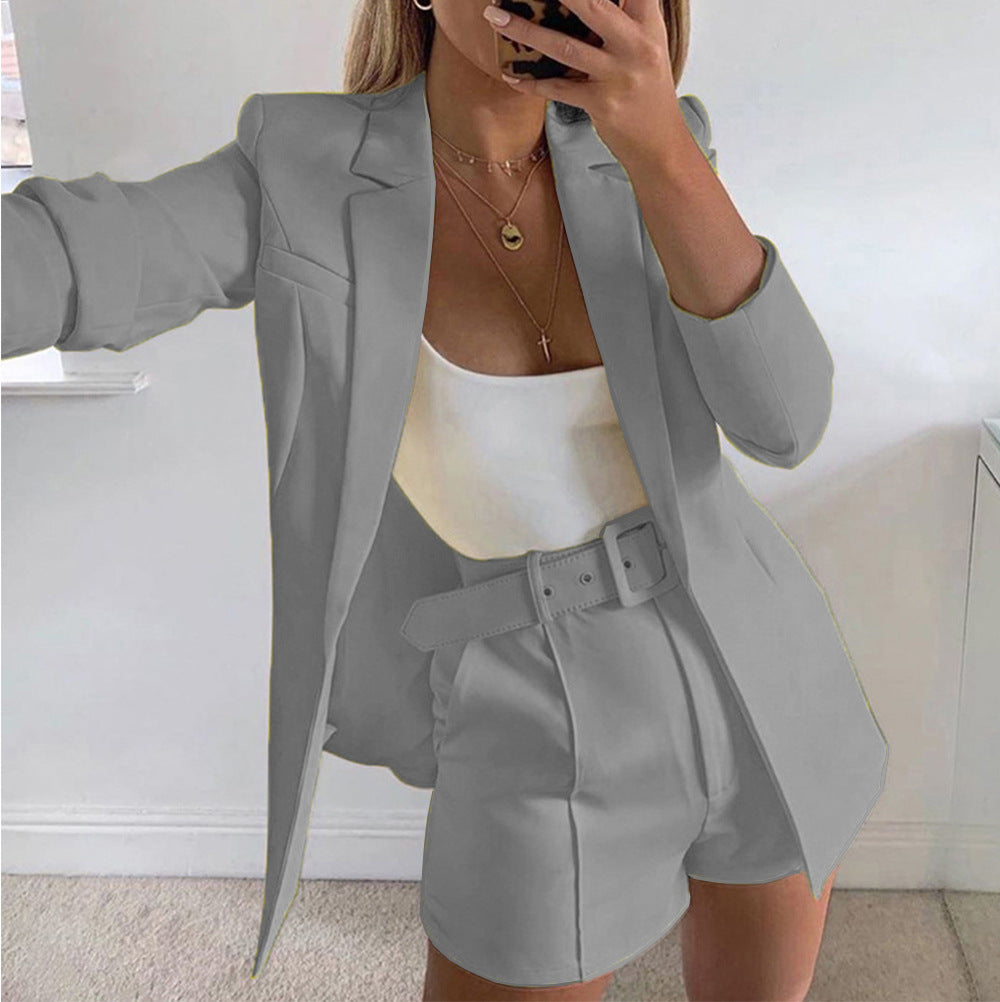 Women's Sexy Temperament Fashion Casual Polo Collar Blazers