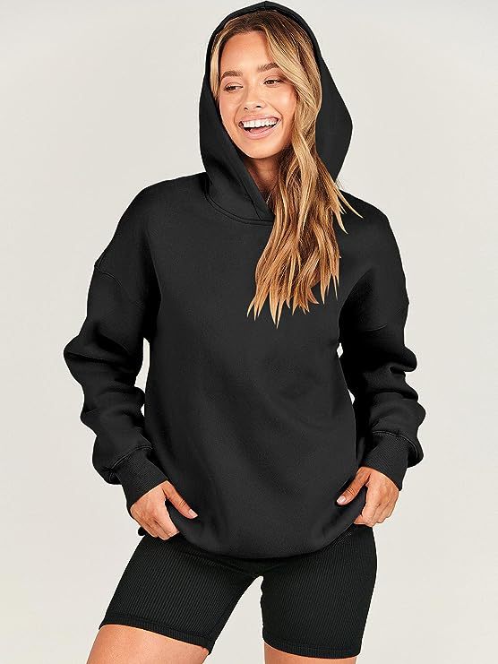 Women's Loose Hooded Sports And Leisure Long Sweaters