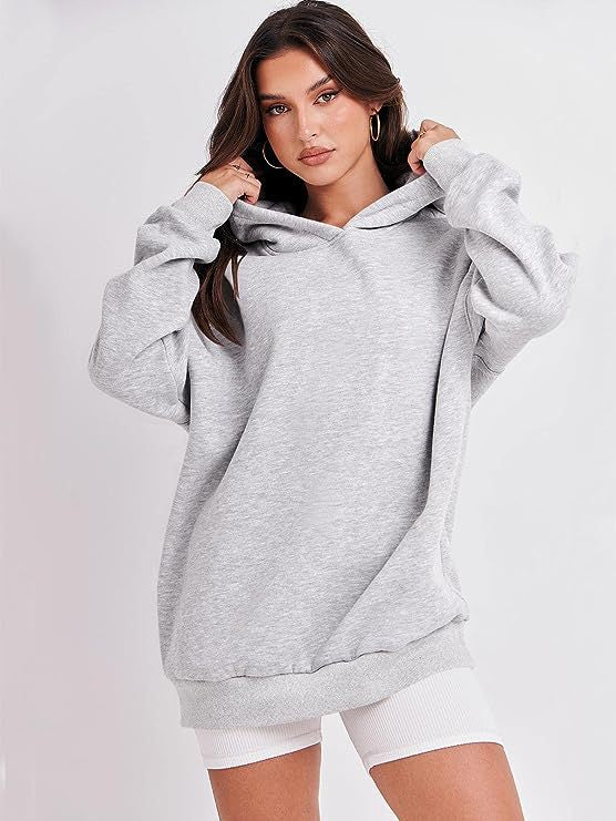 Women's Loose Hooded Sports And Leisure Long Sweaters