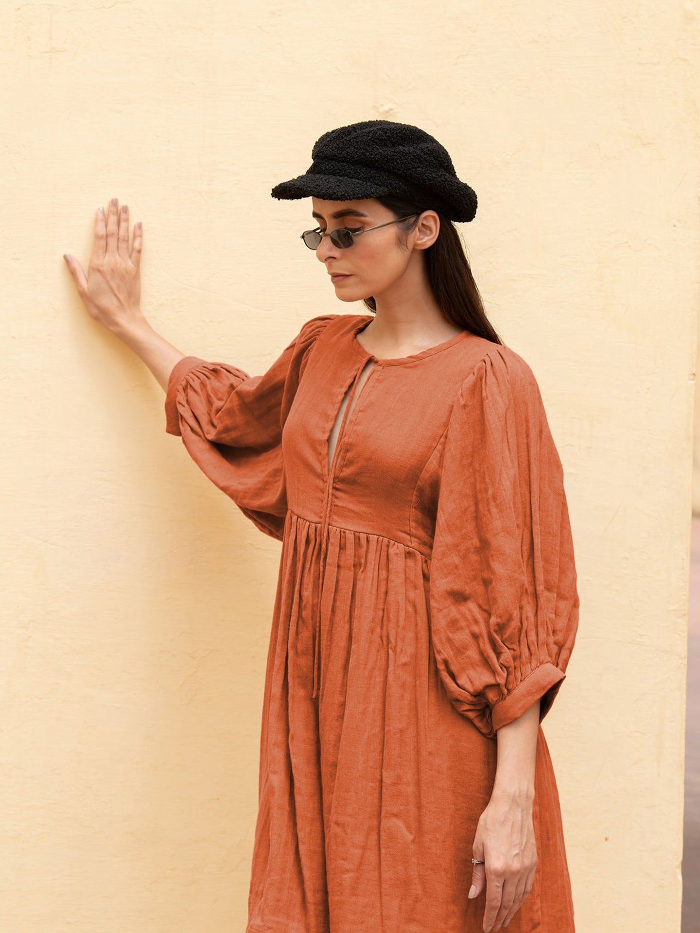 Women's Loose Lantern Sleeve Casual And Sweet Dresses