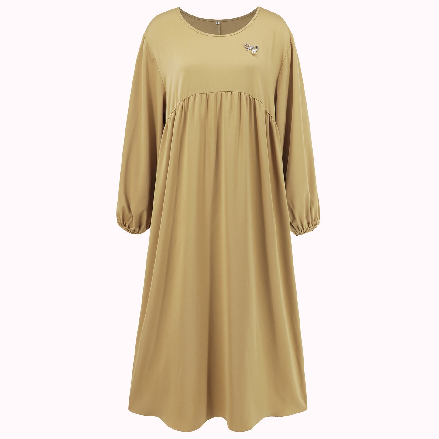 Style Round Neck Lantern Long Sleeve Clothing