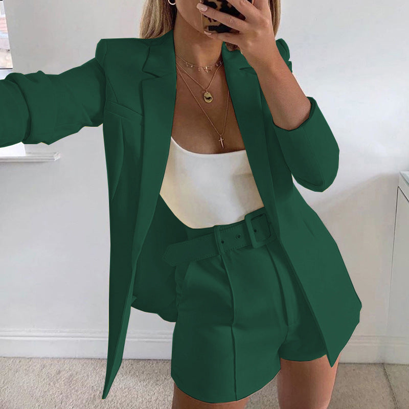 Women's Sexy Temperament Fashion Casual Polo Collar Blazers