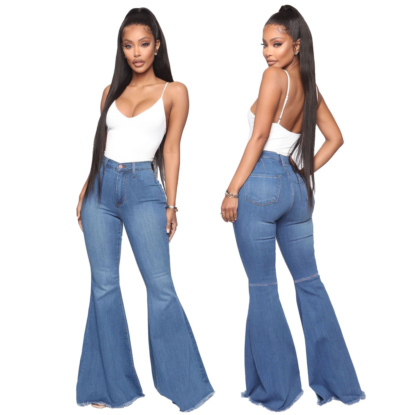 Fashion High Waist Slim Stretch Denim Jeans