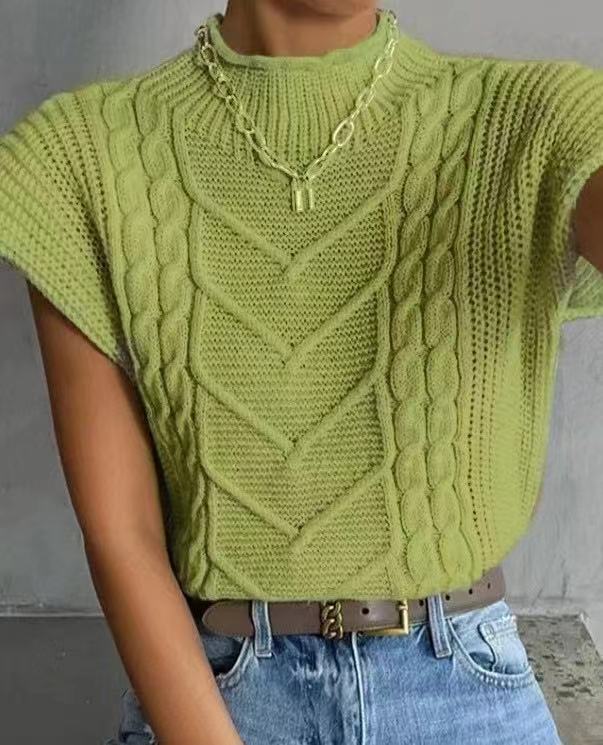 Women's Autumn Fashion Wear Outer Turtleneck Vests