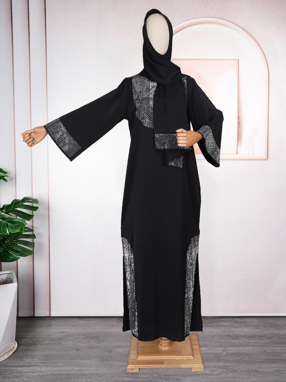 Women's Drilling Saudi Party Fashion Wear Long Dresses