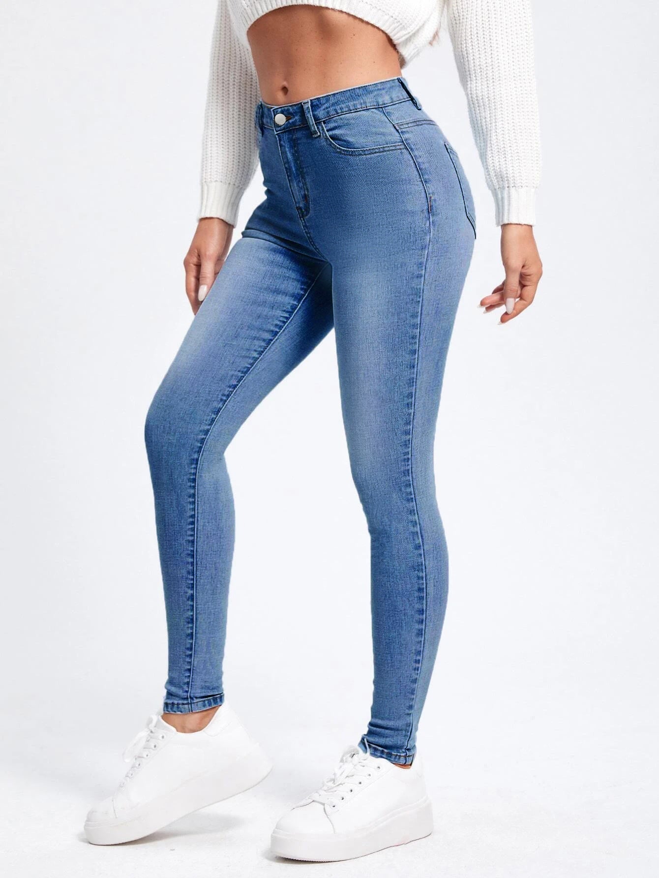 Women's Slimming High Waist Slim Denim Pencil Jeans