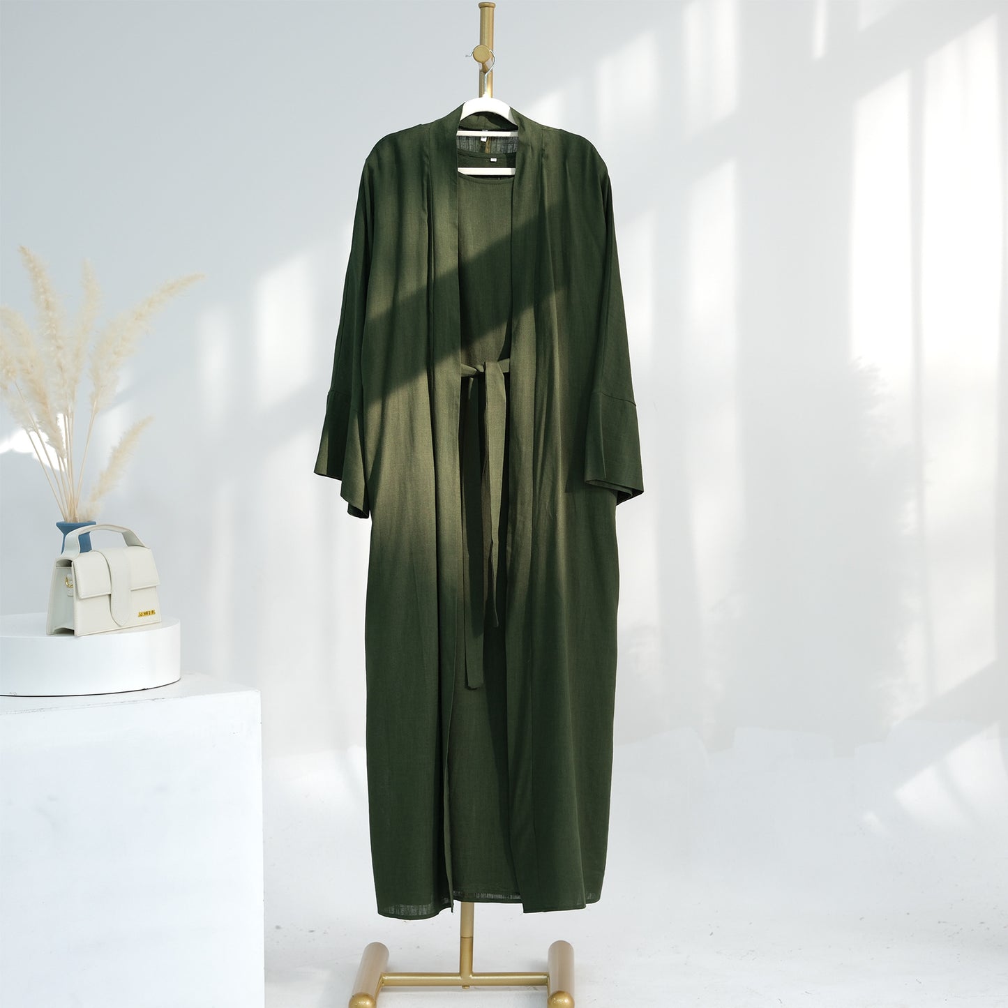 Durable Turkish Solid Color Cotton Robe Clothing