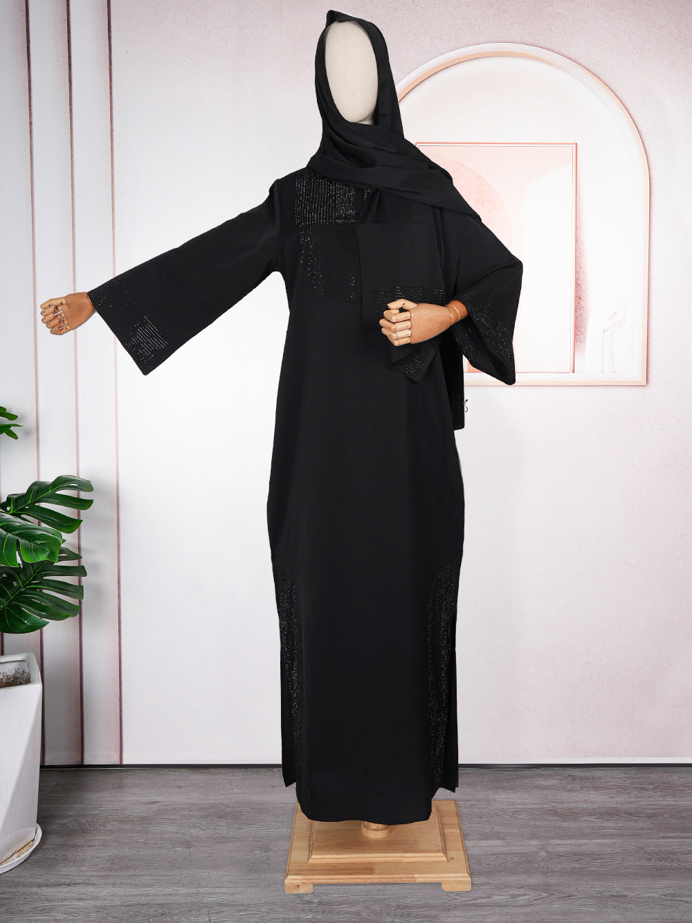 Women's Drilling Saudi Party Fashion Wear Long Dresses