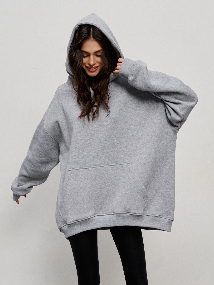 Hoodie Street Boyfriend Style Polar Fleece Sweaters