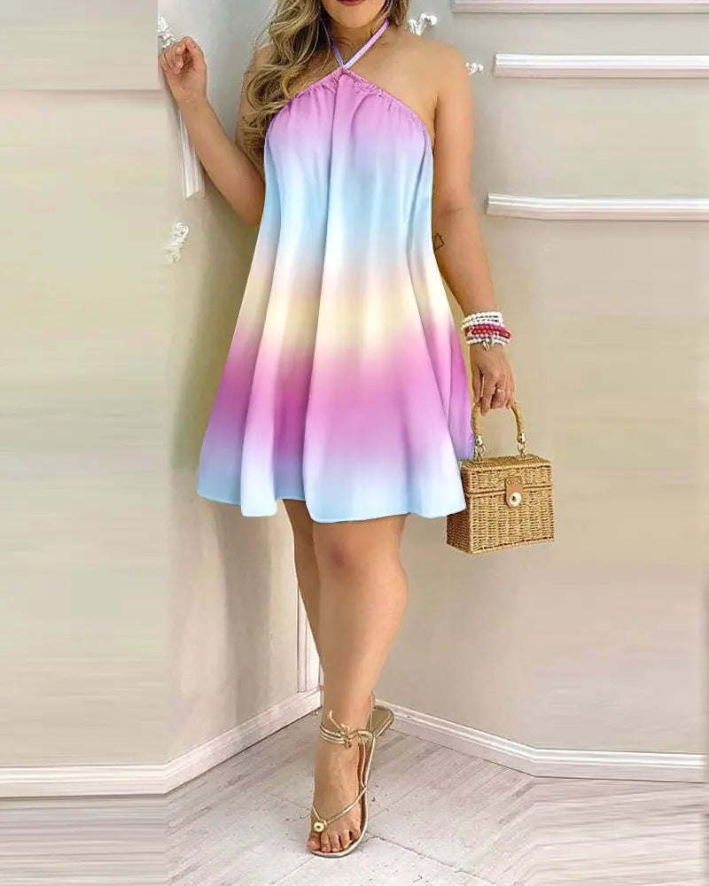 Women's Summer Halter Loose Wear Dress Dresses