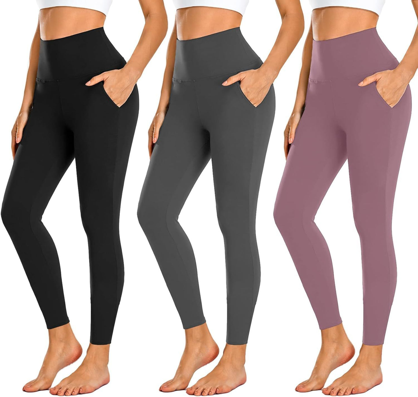 Women's High Waist Belly Contracting Fitness Soft Pants